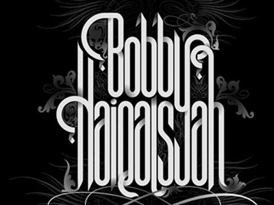 Wallpaper bobby haiqalsyah typography vector