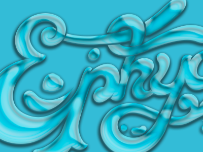 Ephydriad bobsta14 dead words lettering typography water