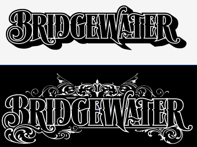 Bridgewater band bobby haiqalsyah bobsta14 bridgewater identity lettering typography vector