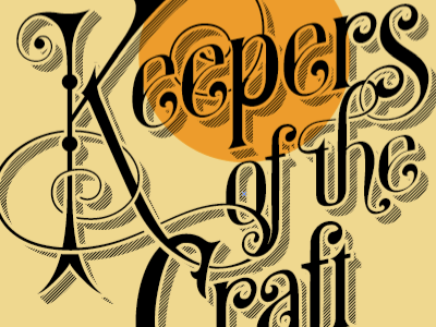 Keepers of the Craft harvest lettering neil young typography