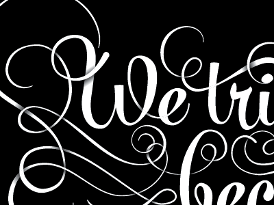 Trick them mercury script script swash typography