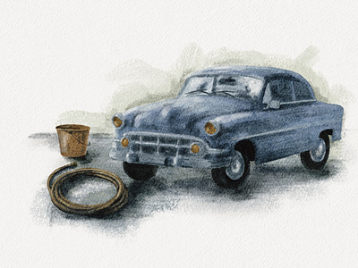 Car Illustration for Booklet