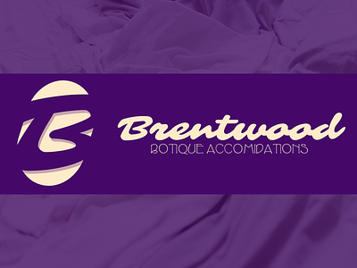 Brentwood Hotel branding design logo typography