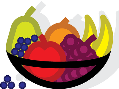 Fruit Bowl design fruit graphic design