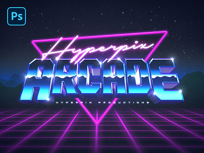 3D 80s Text and Logo Effect Vol.2 PSD Template 1980s 80s 80s art arcade download logo mockup newwave nostalgia outrun psd retro retrowave synth synthwave text effect text style text styles title vaporwave