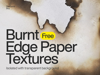 Free Burnt Edge Paper Textures burnt burnt edge cardboard download free freebie kraft paper paper photoshop png texture transparent
