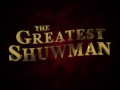 The Greatest Showman 3D Text Effect 3d cinematic download film hollywood intro logo mock up mockup movie photoshop psd psd cover realistic template text effect text mockup text styles title typography