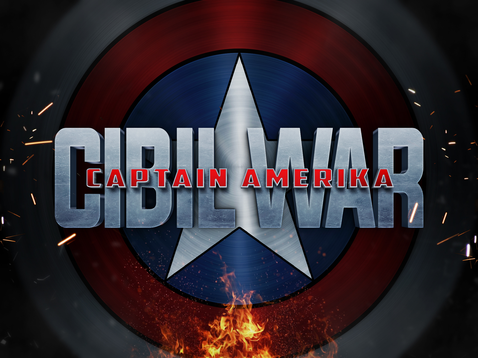 Captain America Text Effect by Hyperpix on Dribbble