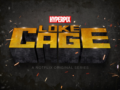 Luke Cage Text Effect 3d 3d text cinematic comic design download hollywood logo mock up mockup movie photoshop psd super hero superhero template text effect text styles title typography