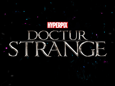 Doctor Strange Text Effect 3d 3d text cinematic design download film hollywood logo mock up mockup movie photoshop psd super hero superhero template text effect text styles title typography