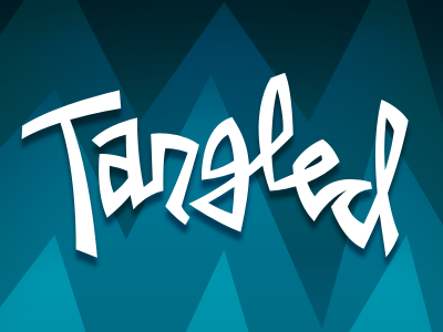 Tangled Logo Final fun game illustration ios logo ryan brock tangled