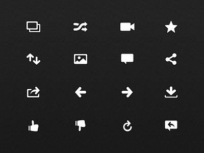 Rounded icons