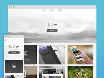 Website Update mobile portfolio ui web