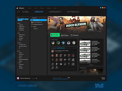 Valve Software Concept by uixZubov. on Dribbble