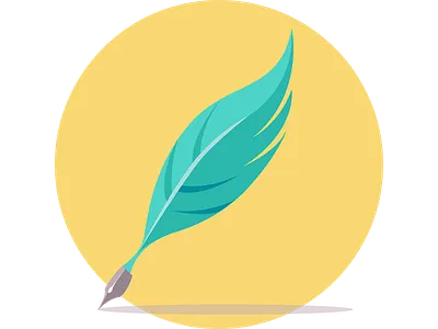 Quill illustration pictogram pictograph quill vector