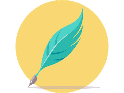 Quill illustration pictogram pictograph quill vector