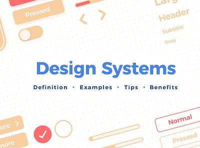 What is a Design System graphic design illustration logo typography