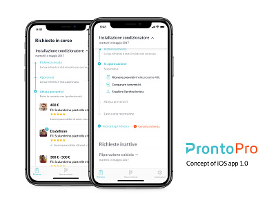 ProntoPro iOS app