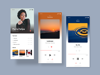 Music player dailyui musicplayer productdesign ui ux