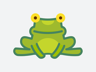 Froggie cartoon cute frog lily ribbit