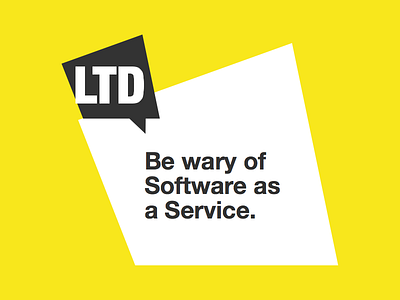 Article - Be Wary of Software as a Service article saas software