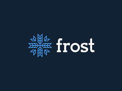 Frost – Powered by Po.et bitcoin blockchain branding crypto cryptocurrency design frost illustration logo po.et poe