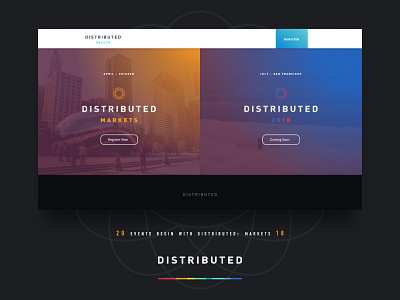 Distributed Events – Conference Site Design