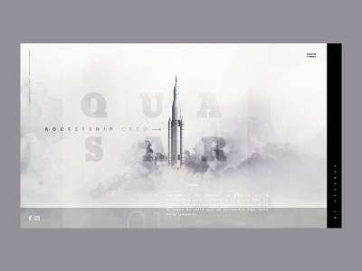 Concept website QUASAR© designer diseño homepage design interfacedesign ui design ui designs uidesign web website