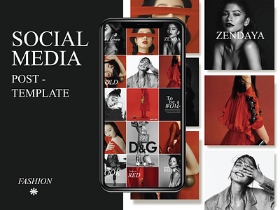 Social Media Post Template branding design graphic design