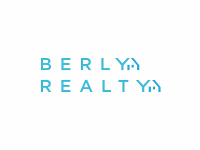 BERLY REALTY branding design illustrator logo printing vector
