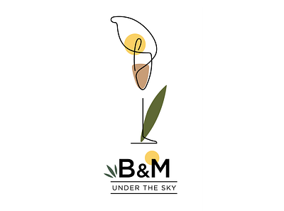 B&M branding design illustrator logo printing vector