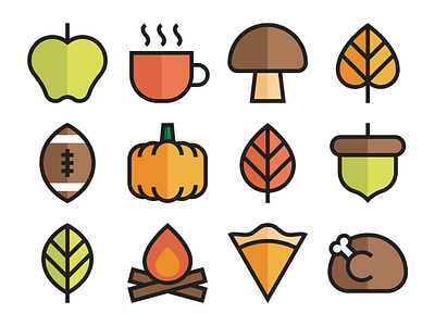 Fall Icons fall icon set icons vector