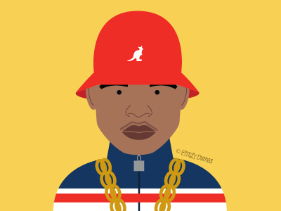 Ll Cool J hip hop illustration illustrator ll cool j portrait rap vector