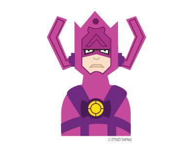 Galactus illustration illustrator marvel super hero vector villain