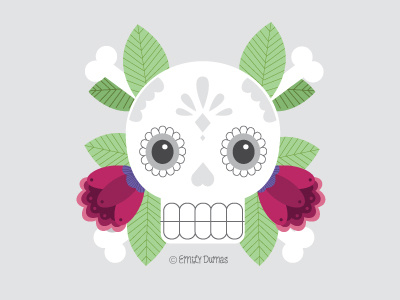 Skull And Crossbones death flowers illustration life skull vector