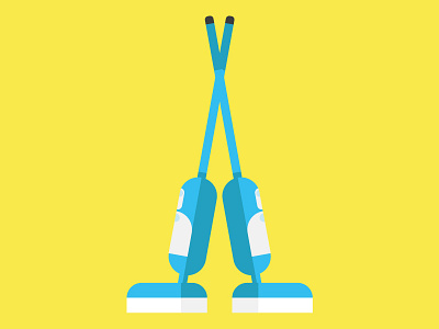 Vacuum Face Off clean cleaning flat vacuum vector