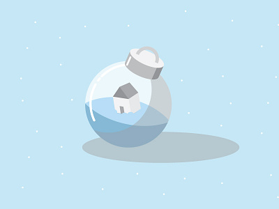 Snow Globe Ornament Home