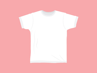 White T-Shirt clothes laundry outfit shirt top tshirt white