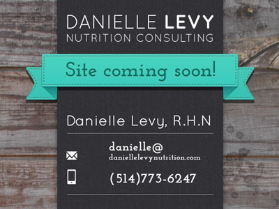 Landing Page nutrition ribbon wood