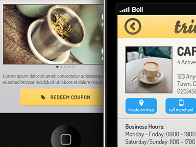 App UI Renovation (Part 3) app flat mobile redesign ui yellow