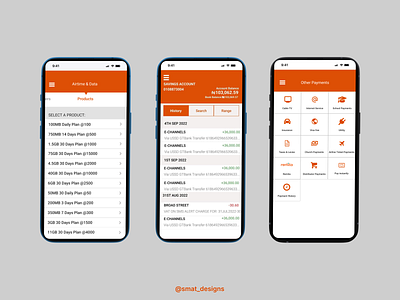 GTBank Mobile App Screens app branding consistencyiskey design graphic design illustration logo mobilescreen ui ux