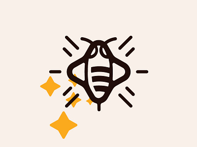 Texas Bee Co. bee logo stars