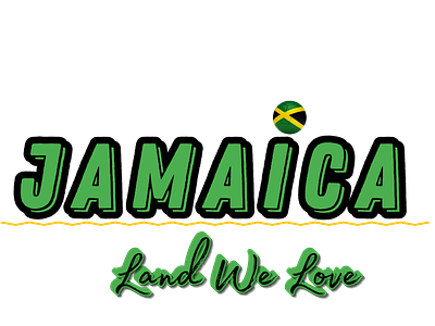 Land We Love- Jamaica graphic design