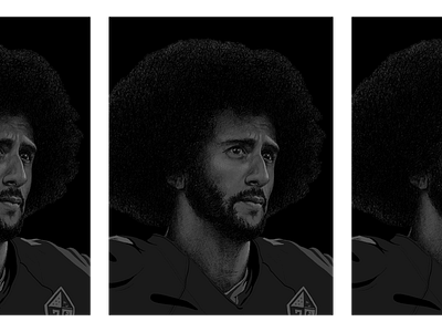 Colin Kaepernick 49ers black lives matter blm colin kaepernick football illustration ipad nfl portrait procreate san francisco san francisco 49ers