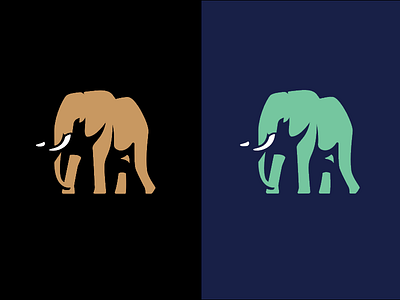 elephant africa animal elephant illustration logo