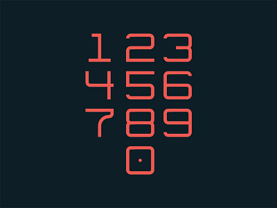 Nums numbers typography