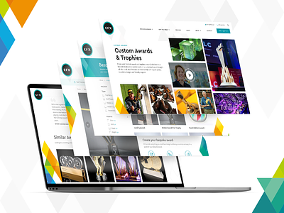 EFX Awards website design branding design homepage design navigation ux web design
