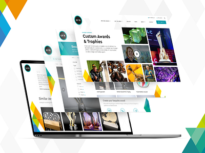 EFX Awards website design