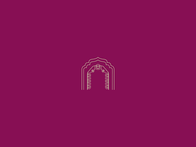 Logomark India architecture castle castle logo door doorway entry fort frame gate india indian logo mahal minimalist modern mosque palace temple temple icon traditional