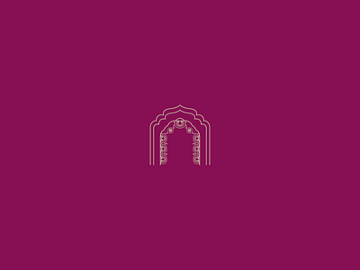 Logomark India architecture castle castle logo door doorway entry fort frame gate india indian logo mahal minimalist modern mosque palace temple temple icon traditional